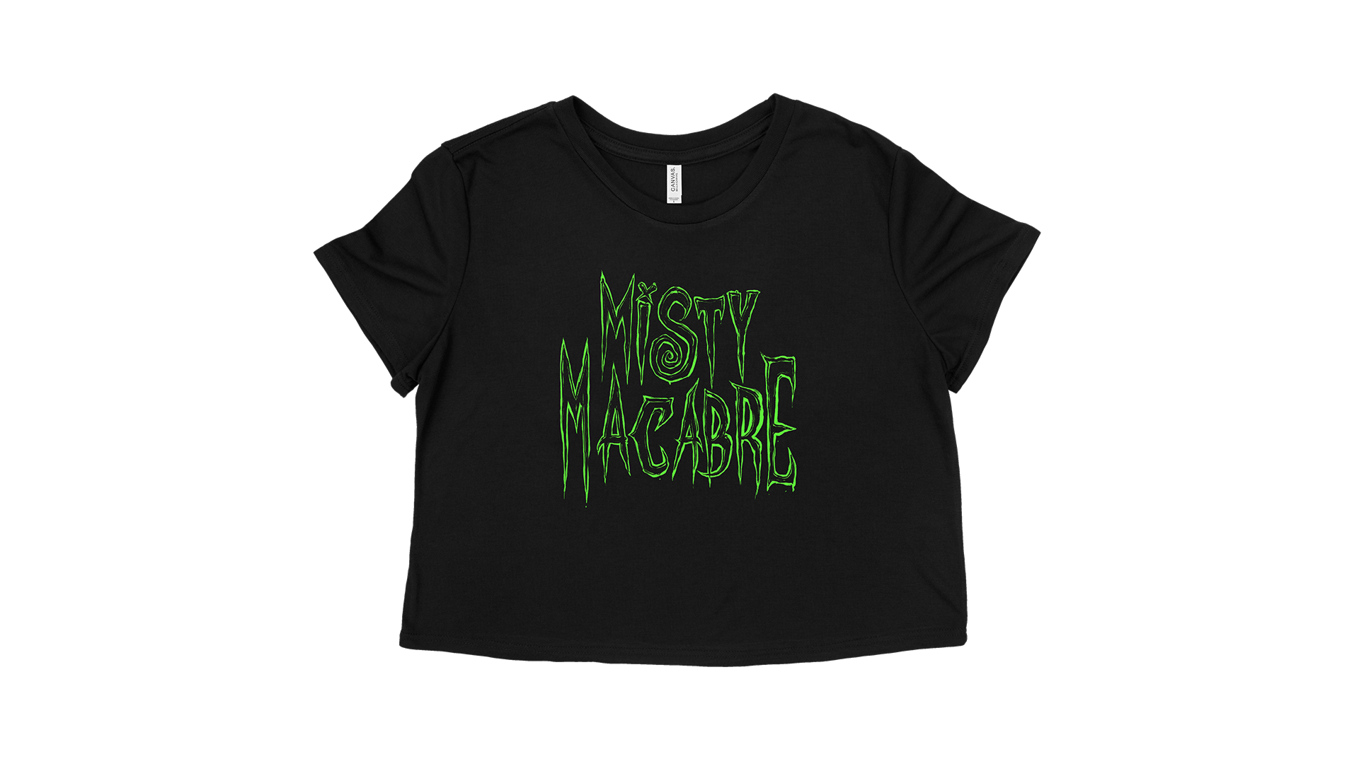 Misty Macabre Crop Tee