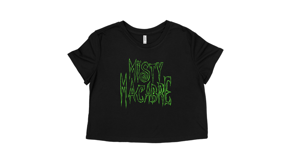 Misty Macabre Crop Tee