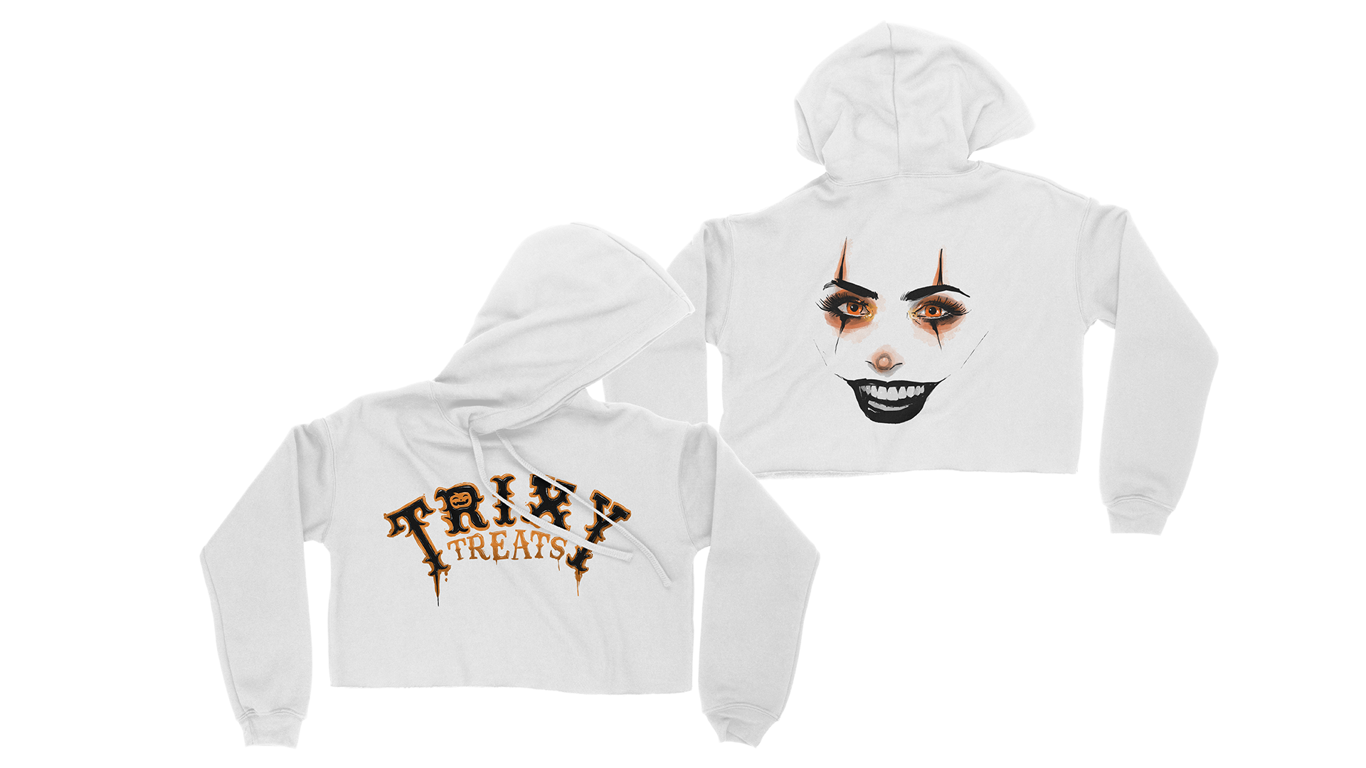 Trixy Treats Crop Hoodie