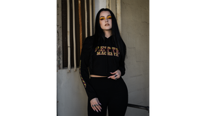 Bette Machete Crop Hoodie