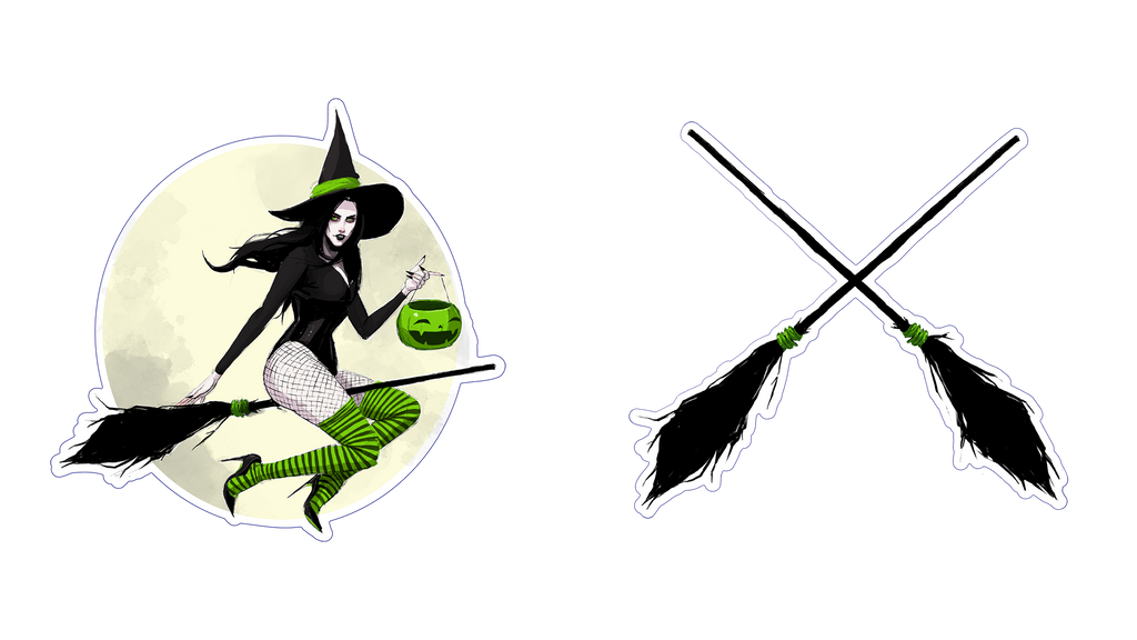 Bad Witch Sticker Pack