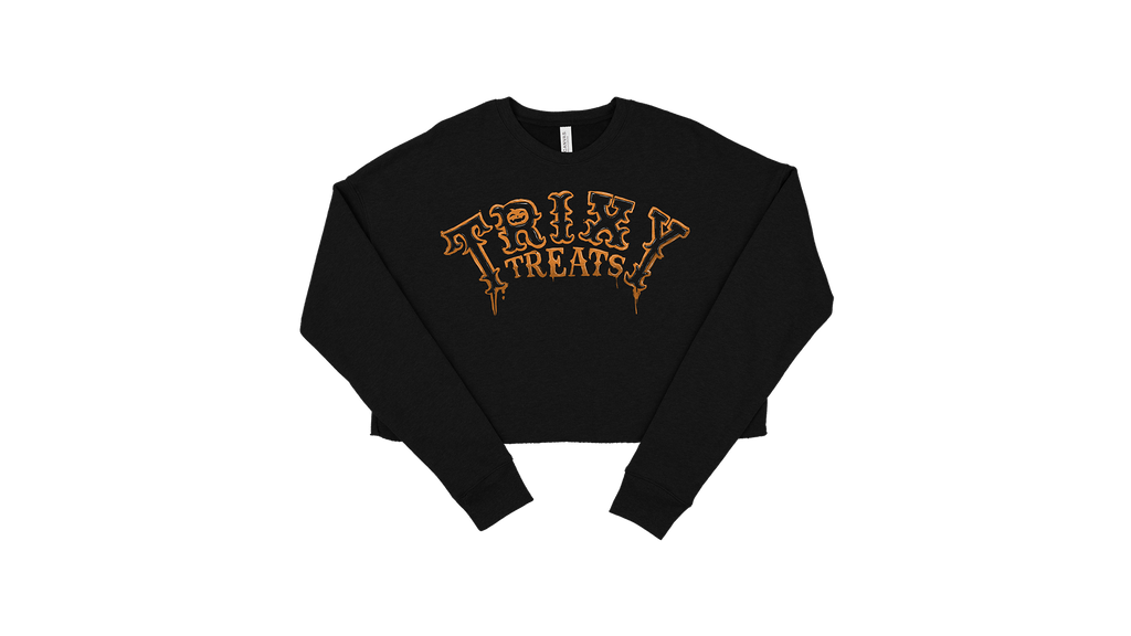 Trixy Treats Crop Crewneck Sweatshirt